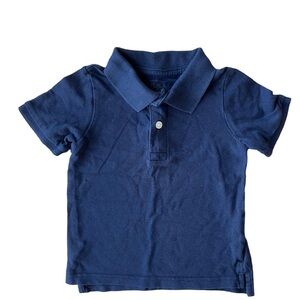 Children’s Place Toddler Boy Navy Blue Polo Shirt | 3T